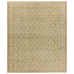 The Onessa collection marries traditional motifs with soft, subdued colorways for the perfect blend of fresh and time-honored style. These hand-knotted wool rugs feature a hand-sheared quality that lends the design a coveted vintage impression. The Mildred rug features a tile and mini-medallion pattern in hues of blue, green, cream, taupe, and gray. Amethyst Home provides interior design, new construction, custom furniture, and area rugs in the Laguna Beach metro area.