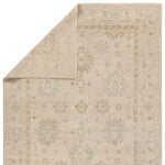 The Orenda Kerensa features heirloom-quality designs of muted and uniquely updated Old World patterns. The Kerensa area rug boasts a beautifully washed medallion motif with an antique Oushak-inspired vibe. The ivory tone is accented with cool blue and warm beige hues for added depth and intrigue. Amethyst Home provides interior design, new home construction design consulting, vintage area rugs, and lighting in the Dallas metro area.