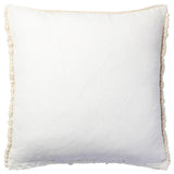 The textural finish of the Freya pillow is inspired by grape agate, a rare mineral found in Mamuju, a small area of Indonesia. Handcrafted of 100% cream wool, this throw pillow perfectly accents modern indoor spaces.Indoor Pillow Amethyst Home provides interior design, new home construction design consulting, vintage area rugs, and lighting in the Washington metro area.