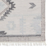 Featuring Revelry Winger Outdoor Rug by Jaipur Living at Amethyst Home. The Revelry collection marries global modernity with durable, performance fibers. The light and airy Winger area rug boasts a captivating geometric medallion in a stunning silver, black, cream, and taupe colorway. An updated twist on traditional dhurrie style, this handwoven indoor/outdo. Amethyst Home provides interior design, new home construction design consulting, vintage area rugs, and lighting in the Monterey metro area.