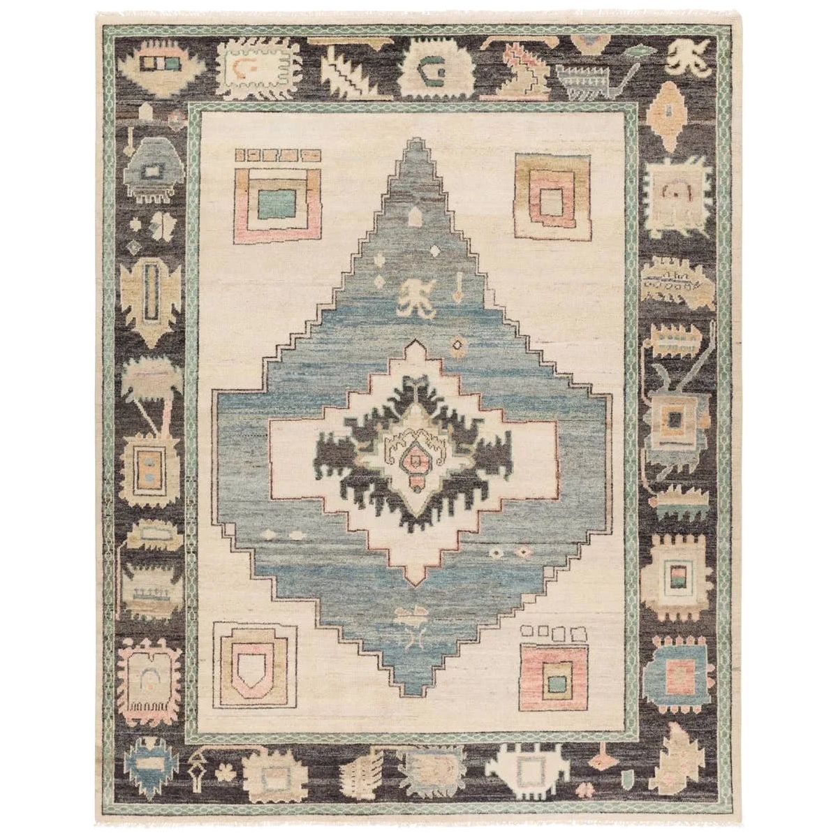 Reza Enzo Hand-Knotted Rug