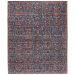 Featuring Rhapsody Venetia Hand-Knotted Rug by Jaipur Living at Amethyst Home. The Rhapsody Venetia features heirloom-quality designs of stunningly abrashed Old World patterns. The Venetia area rug showcases a subtly distressed floral medallion motif in rich, vibrant hues of red, blue, blush, and ivory. This durable wool handknot anchors living spaces with . Amethyst Home provides interior design, new home construction design consulting, vintage area rugs, and lighting in the Nashville metro area.