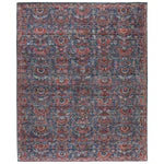 The Rhapsody Venetia features heirloom-quality designs of stunningly abrashed Old World patterns. The Venetia area rug showcases a subtly distressed floral medallion motif in rich, vibrant hues of red, blue, blush, and ivory. This durable wool handknot anchors living spaces with a fresh take on vintage style.Hand Knotted Amethyst Home provides interior design, new home construction design consulting, vintage area rugs, and lighting in the Nashville metro area.