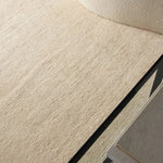 Made from the exceptional soft fleece and durability of Alpaca and New Zealand Wool, the Si Blanc Theia creates uniform excellence as the understated centerpiece of a room. With its natural luster and timeless charm the Theia design made of cream Tibetan hand knots brings simple and soft sophistication underfoot.?Hand Knotte Amethyst Home provides interior design, new home construction design consulting, vintage area rugs, and lighting in the Houston metro area.