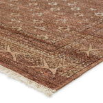Whimsical colorways combine with the opulent detail of a traditional-inspired pattern - the Someplace in Time Lovas represents nostalgia and progression, heritage and the contemporary. The Lovas rug features a mini-medallion pattern and deep brown and cream colorway that grounds spaces with luxe appeal and an exceptional hand-knotted quality. Amethyst Home provides interior design, new home construction design consulting, vintage area rugs, and lighting in the Seattle metro area.