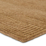 Featuring Tasa Pennant Hand-Knotted Rug by Jaipur Living at Amethyst Home. The Tasa collection features intriguing designs in solid hues, hand-knotted by artisans in India for durability and quality. The Pennant rug showcases geometric tile design created with alternating high and low pile. Short, wool pile in a rich, gold hue provides a grounding accent . Amethyst Home provides interior design, new home construction design consulting, vintage area rugs, and lighting in the Los Angeles metro area.