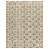 Featuring Tessera Crystal Rug by Jaipur Living at Amethyst Home. Tessera by Verde Home is a contemporary statement of timeless patterns inspired by the repetitious and clean-lined beauty of tile motifs. Hand knotted of quality wool, the sheared pile of these artisan-crafted rugs provides a texture reminiscent of vintage textiles that also brilliantly displa. Amethyst Home provides interior design, new home construction design consulting, vintage area rugs, and lighting in the Charlotte metro area.