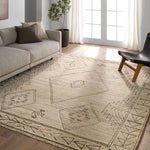 Featuring Zayda Elvendria Hand-Knotted Rug by Jaipur Living at Amethyst Home. Envelop living spaces in the rich heritage of tribal artistry with the Zayda by Heja Home Elvendria. These handknotted rugs, expertly crafted in India using 100% wool, exude a mesmerizing blend of tribal charm and timeless geometric elegance. The Elvendria design features an op. Amethyst Home provides interior design, new home construction design consulting, vintage area rugs, and lighting in the Laguna Beach metro area.