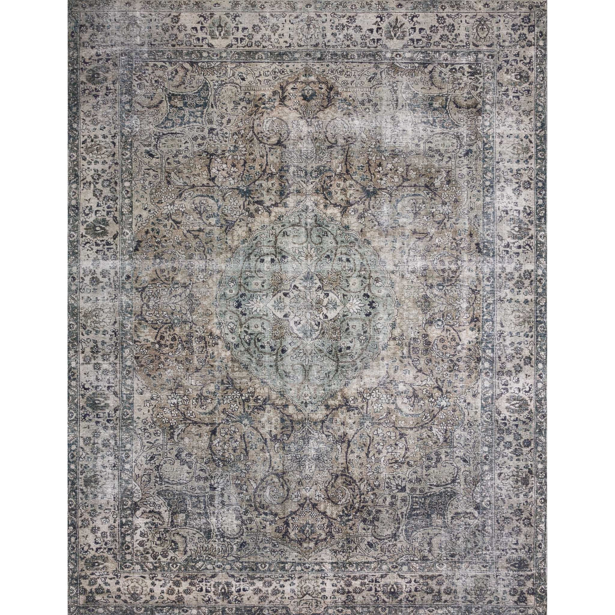 Tapis Layla taupe/pierre