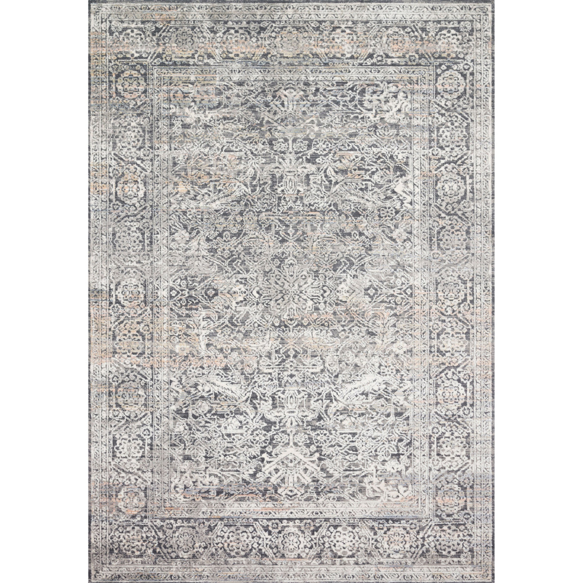 Tapis Lucia Acier/Ivoire