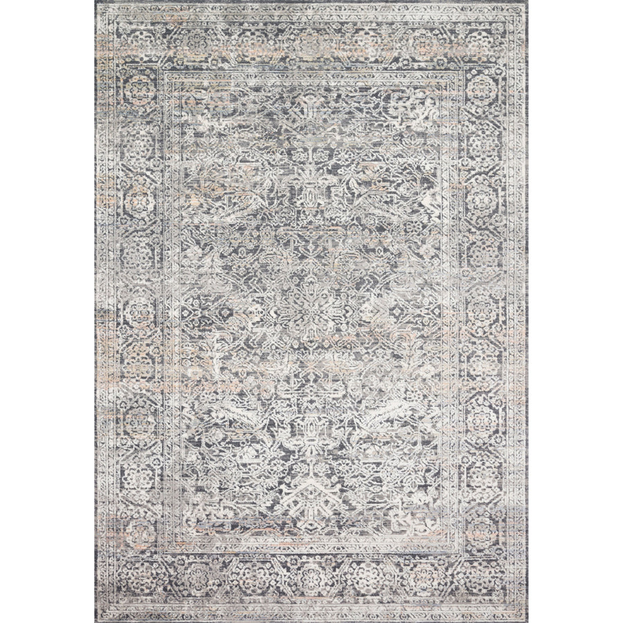 Tapis Lucia Acier/Ivoire
