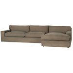 Featuring Loft 2 Piece Sectional - Custom by Cisco Brothers at Amethyst Home. With its streamlined silhouette and strong, angular lines the Loft 2 Piece Sectional - Custom is classic without being too traditional. It has a modern essence and elegance that lends inviting appeal to your seating ensemble. Dim the lights, and settle down with the family for an.  Amethyst Home provides interior design, new home construction design consulting, vintage area rugs, and lighting in the Calabasas metro area.
