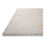 Featuring Adelaide Mist / Multi Hand-Knotted Rug by Loloi at Amethyst Home. The Adelaide Collection is a cool-toned area rug with asymmetrical motifs that float across the soft wool surface. Restrained in color and dynamic in texture, Adelaideâ€™s variable pile height adds subtle dimension as the light changes throughout the day. Hand-knotted by artisans in Ind. Amethyst Home provides interior design, new home construction design consulting, vintage area rugs, and lighting in the Omaha metro area.