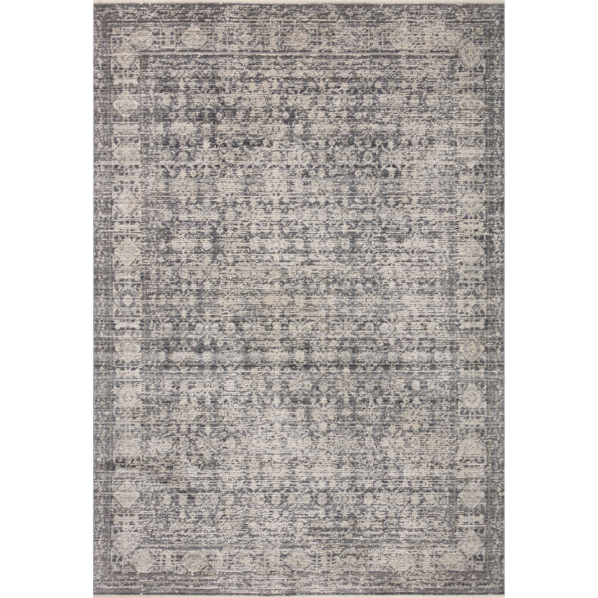 Tapis Amber Lewis x Loloi Alie Charbon / Colombe