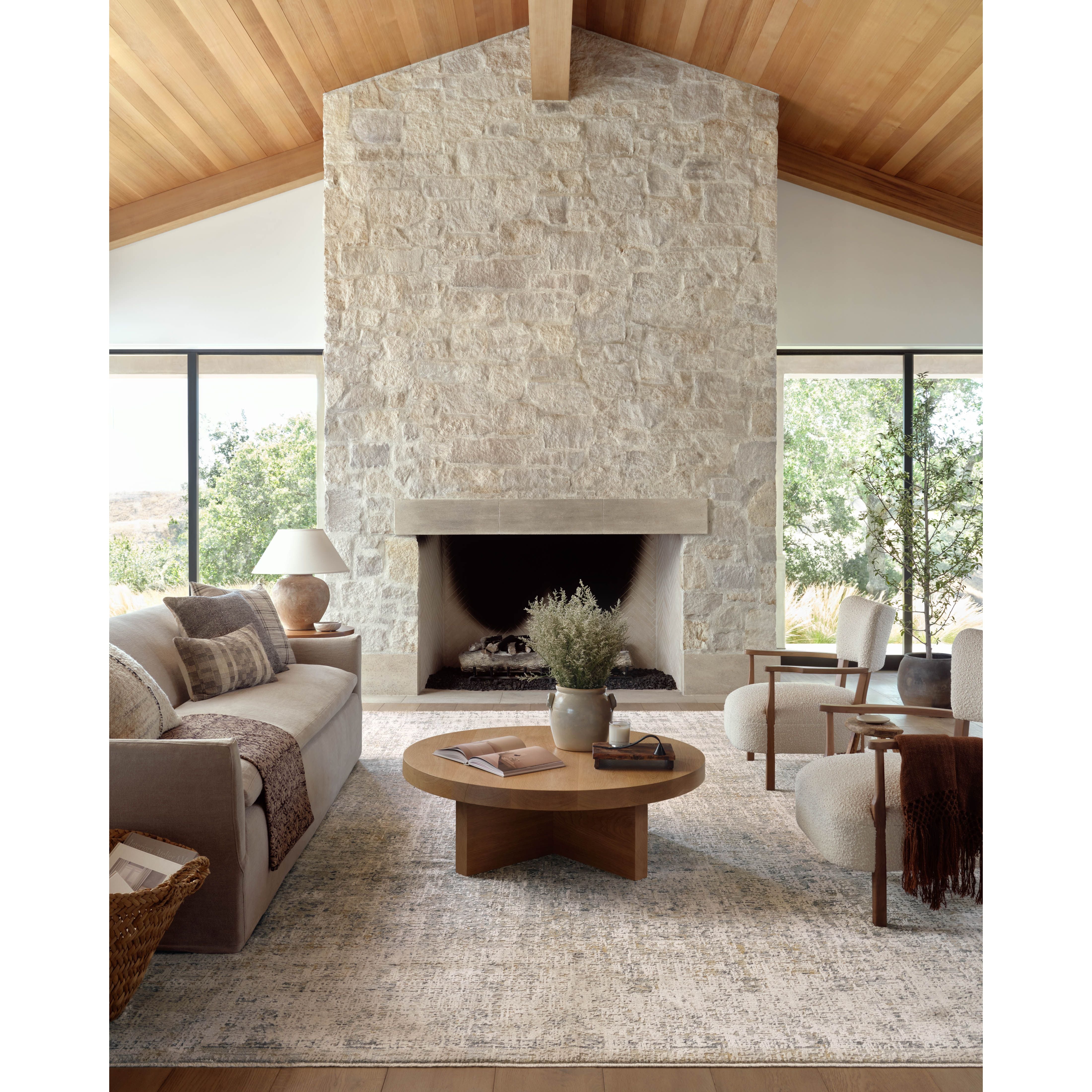 Featuring Amber Lewis x Loloi Alie Sand / Sky Rug by Loloi at Amethyst Home. Amber Lewis x Loloi Alie Sand / Sky Rug have an elevated antique look and plush, modern feel. The rug’s underlying traditional motif is overlaid with a slightly higher pile that creates a softening effect like early morning fog. The Alie Collection for Amber Lewis × Loloi is power-loomed in Turkey with durability fo. Amethyst Home provides interior design services, furniture, rugs, and lighting in the Portland metro area.