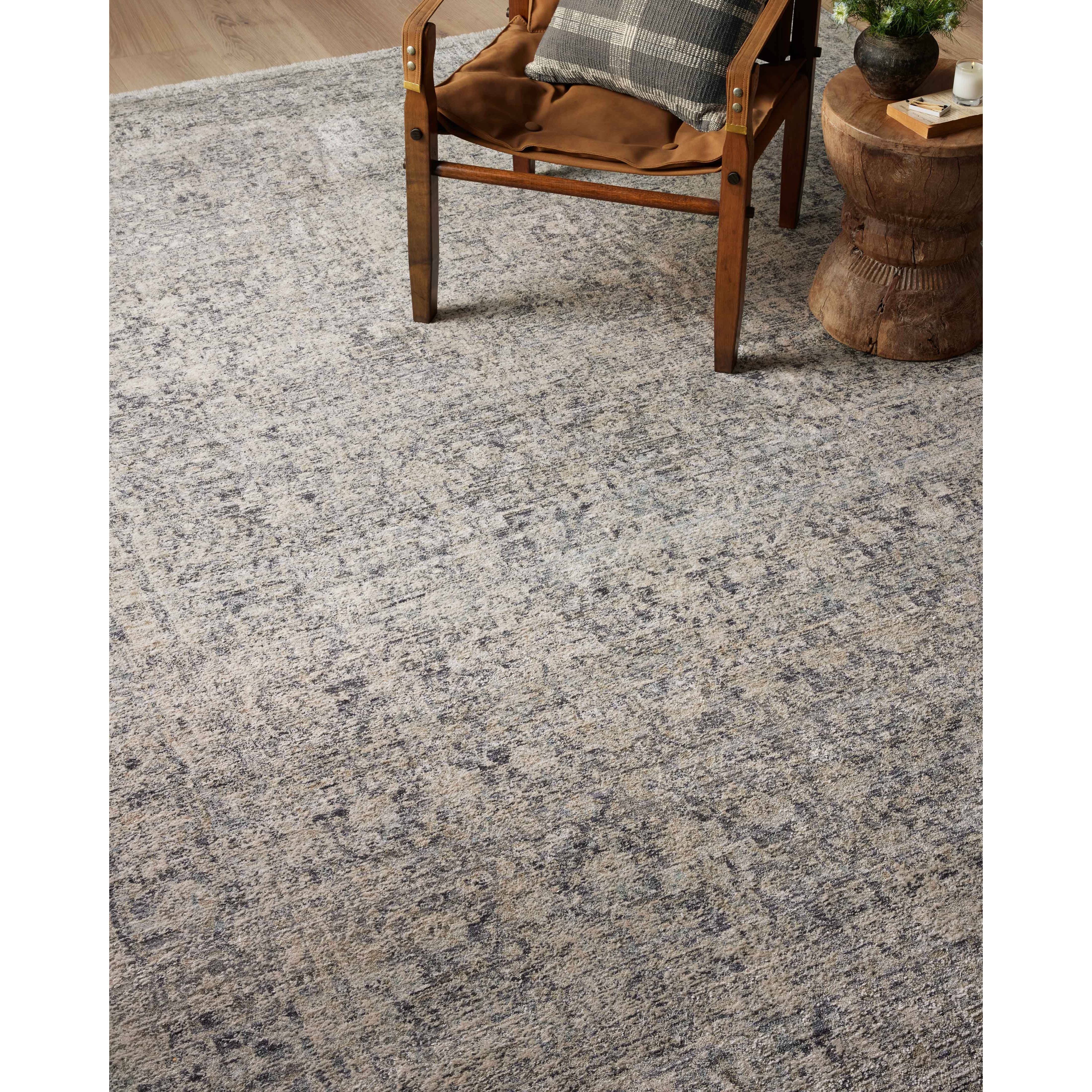 Amber Lewis x Loloi Alie Stone / Mist Rug have an elevated antique look and plush, modern feel. The rug’s underlying traditional motif is overlaid with a slightly higher pile that creates a softening effect like early morning fog. Amethyst Home provides interior design services, furniture, rugs, and lighting in the Calabasas metro area.