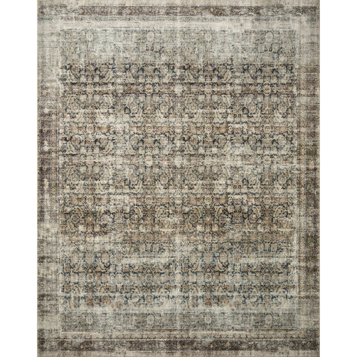 Amber Lewis x Loloi Morgan Navy / Sand Rug