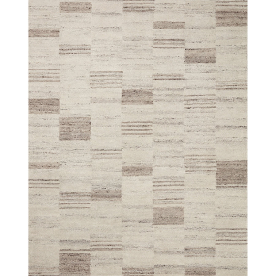 Amber Lewis x Loloi Rocky Ivory / Dove Rug