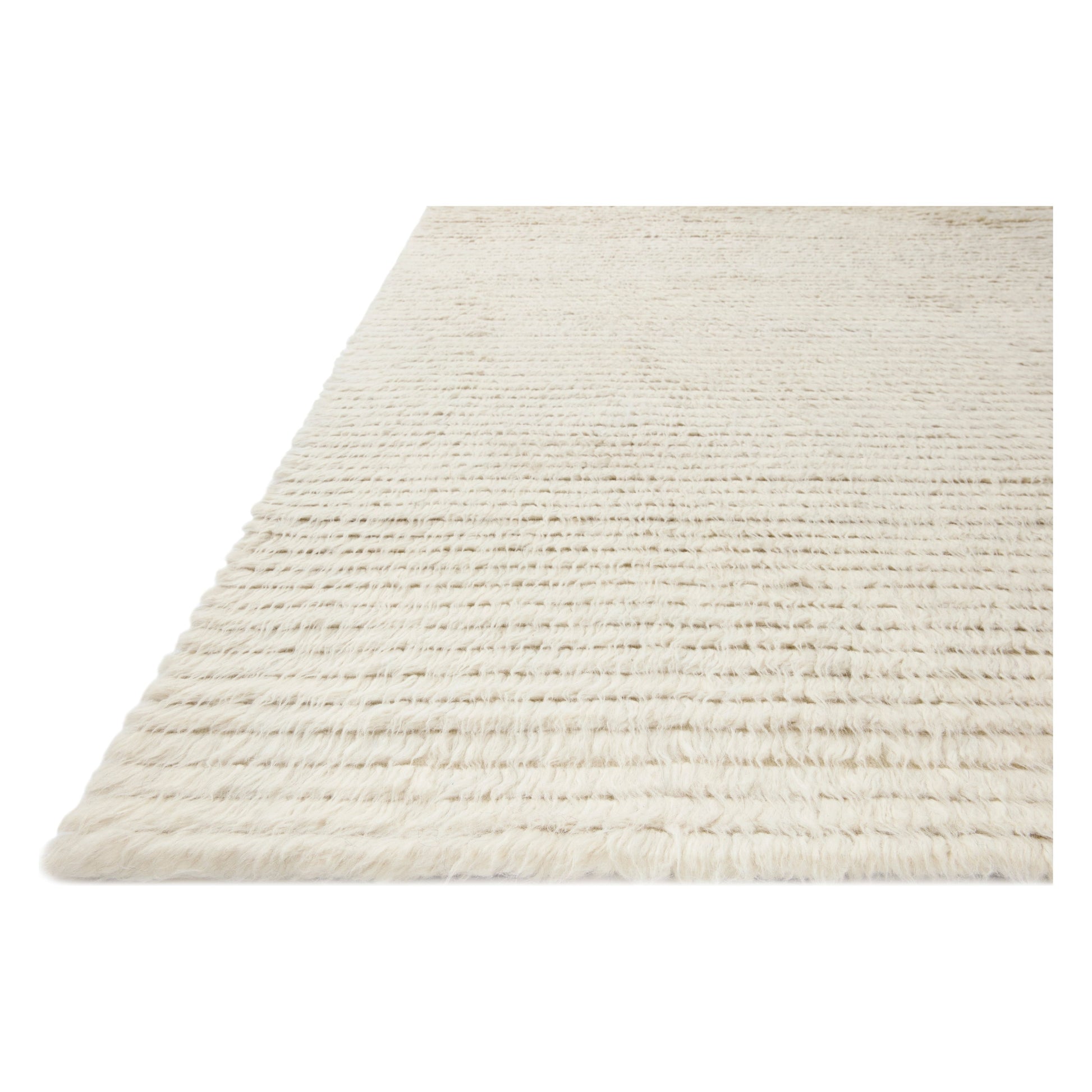 The Amber Lewis x Loloi Woodland Ivory Rug has a lush, soft pile inspired by the tree-lined city of Woodland, California. A slightly ridged construction adds dimension and movement to this stylish, modern rug. Amethyst Home provides interior design services, furniture, rugs, and lighting in the Des Moines metro area.