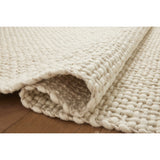 Featuring Amber Lewis x Loloi Yellowstone Ivory / Ivory Rug by Loloi at Amethyst Home. Taking cues from the stunning rock formations and varied landscape of the country’s oldest national park, the Amber Lewis x Loloi Yellowstone Ivory / Ivory Rug is made of interwoven wool and jute for a pebbled yet soft, durable rug in natural tones. Hand-woven by artisans in India, this Amber Lewis × Loloi co. Amethyst Home provides interior design services, furniture, rugs, and lighting in the Miami metro area.