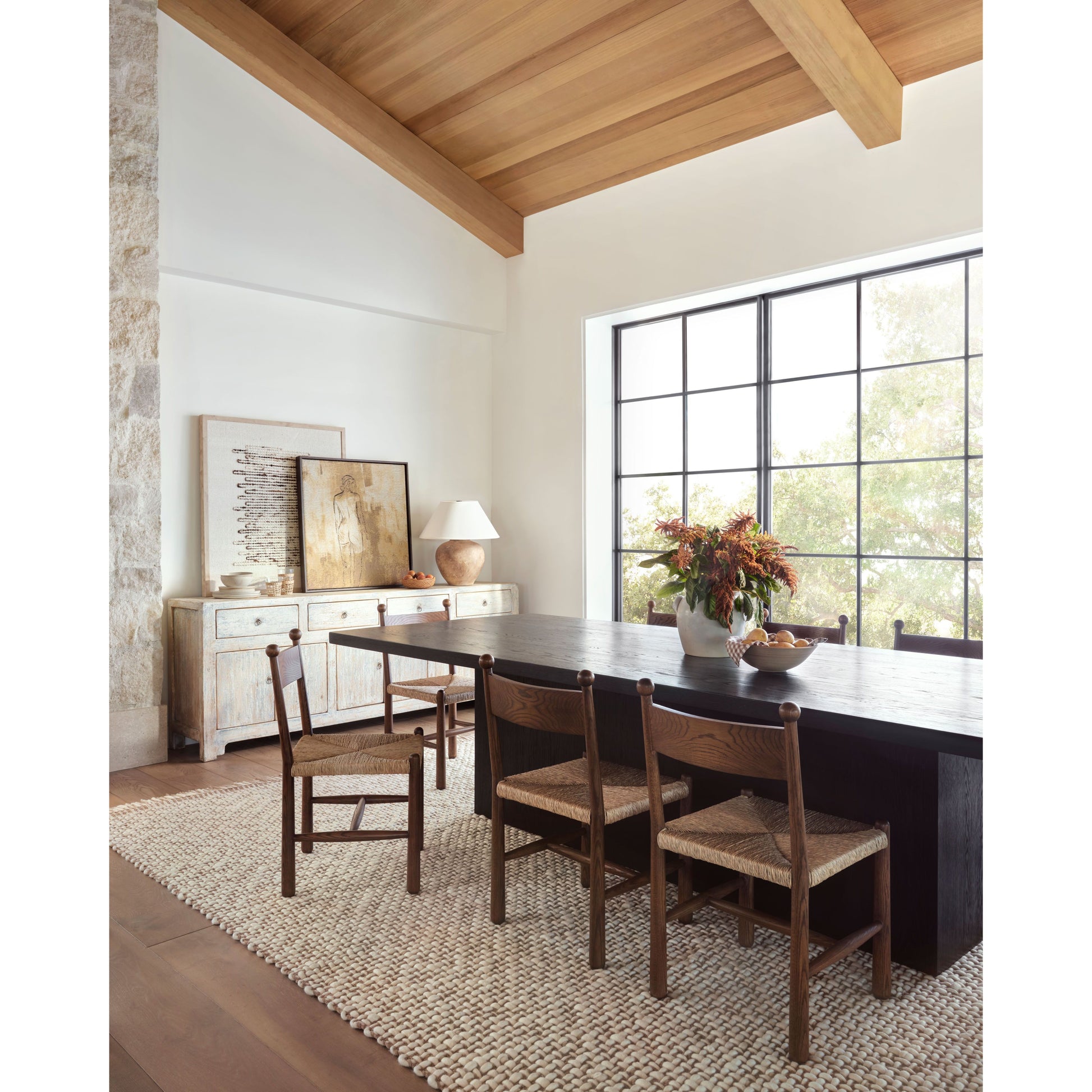 Taking cues from the stunning rock formations and varied landscape of the country’s oldest national park, the Amber Lewis x Loloi Yellowstone Natural / Ivory Rug is made of interwoven wool and jute for a pebbled yet soft, durable rug in natural tones. Amethyst Home provides interior design services, furniture, rugs, and lighting in the Omaha metro area.