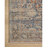 Designed in an expertly distressed antique style, the Angela Rose x Loloi Blake Navy / Multi rug features traditional motifs that have softened into the background, making it an effortless neutral in any room. Muted earth-toned palettes complement a range of furniture, while subtle cream-colored fringe at the edges add texture and framing. Amethyst Home provides interior design services, furniture, rugs, and lighting in the Monterey metro area.