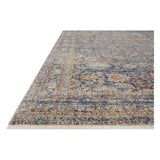 Designed in an expertly distressed antique style, the Angela Rose x Loloi Blake Navy / Multi rug features traditional motifs that have softened into the background, making it an effortless neutral in any room. Muted earth-toned palettes complement a range of furniture, while subtle cream-colored fringe at the edges add texture and framing. Amethyst Home provides interior design services, furniture, rugs, and lighting in the Seattle metro area.