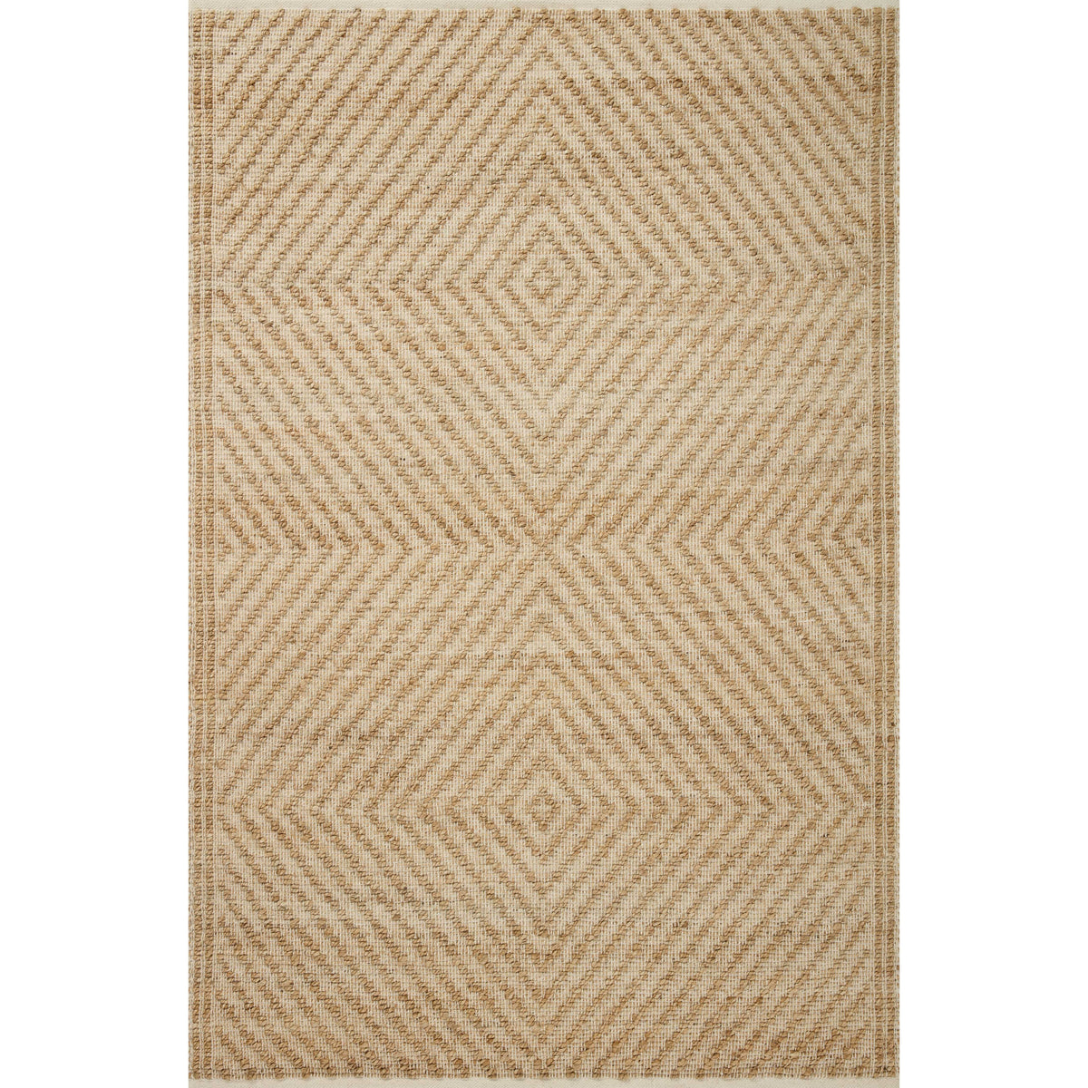 Tapis Angela Rose x Loloi Colton Naturel / Ivoire