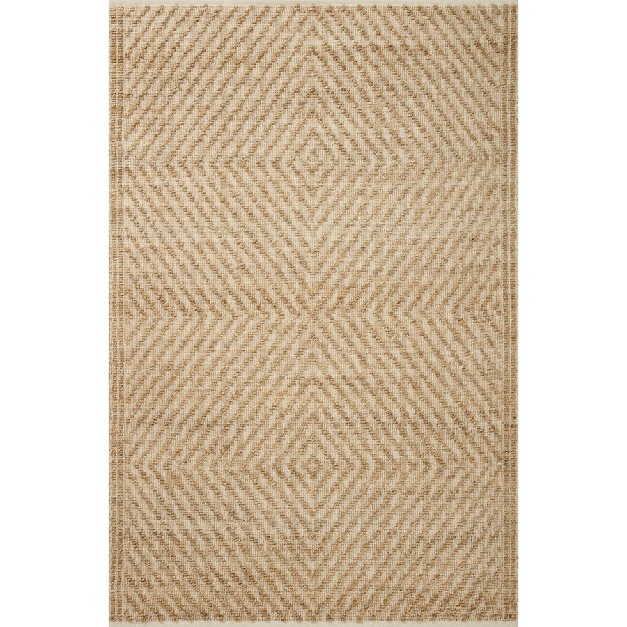 Tapis Angela Rose x Loloi Colton Naturel / Ivoire