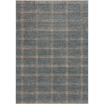 The Ember Collection by Angela Rose x Loloi is a modern flatweave area rug with a timeless plaid pattern that adds depth and coziness to any living room, bedroom, dining room, or hallway. Ember is power-loomed of 100% space-dyed polyester, a durable construction that creates a nuanced depth of color, available in a range of neutral palettes. Amethyst Home provides interior design, new home construction design consulting, vintage area rugs, and lighting in the Tampa metro area.