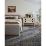 Featuring Angela Rose x Loloi Ember Denim / Charcoal Rug by Loloi at Amethyst Home. The Ember Denim / Charcoal rug by Angela Rose x Loloi is a modern flatweave area rug with a timeless plaid pattern that adds depth and coziness to any living room, bedroom, dining room, or hallway. Ember is power-loomed of 100% space-dyed polyester, a durable construction tha. Amethyst Home provides interior design, new home construction design consulting, vintage area rugs, and lighting in the Portland metro area.