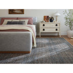 Featuring Angela Rose x Loloi Ember Denim / Charcoal Rug by Loloi at Amethyst Home. The Ember Denim / Charcoal rug by Angela Rose x Loloi is a modern flatweave area rug with a timeless plaid pattern that adds depth and coziness to any living room, bedroom, dining room, or hallway. Ember is power-loomed of 100% space-dyed polyester, a durable construction t. Amethyst Home provides interior design, new home construction design consulting, vintage area rugs, and lighting in the Washington metro area.