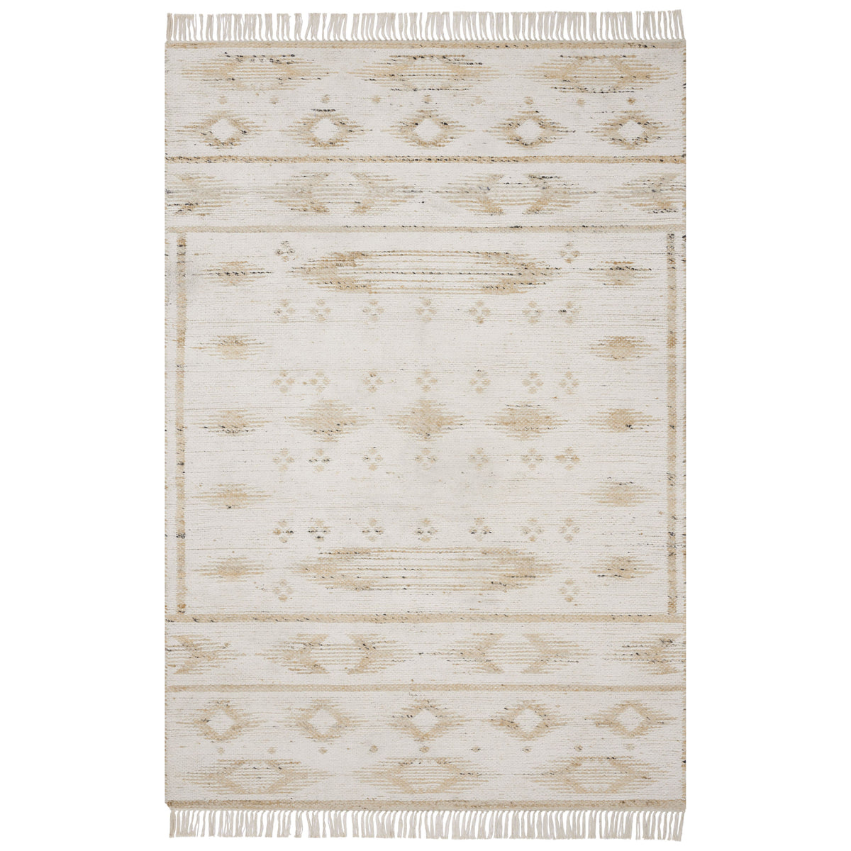 Tapis Angela Rose x Loloi Rivers naturel/ivoire