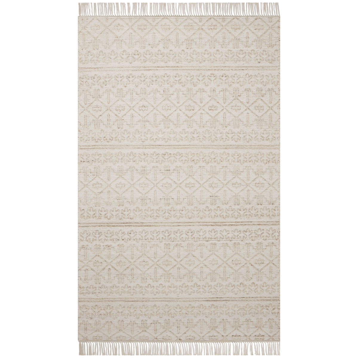 Tapis Angela Rose x Loloi Rivers Sable / Ivoire