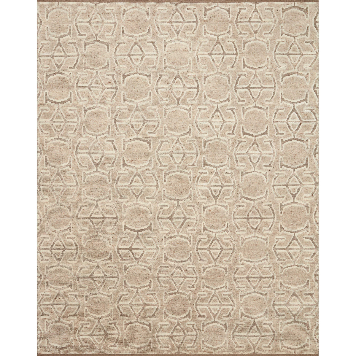 Carrier & Company x Loloi Franklin Beige / Taupe Hand-Knotted Rug