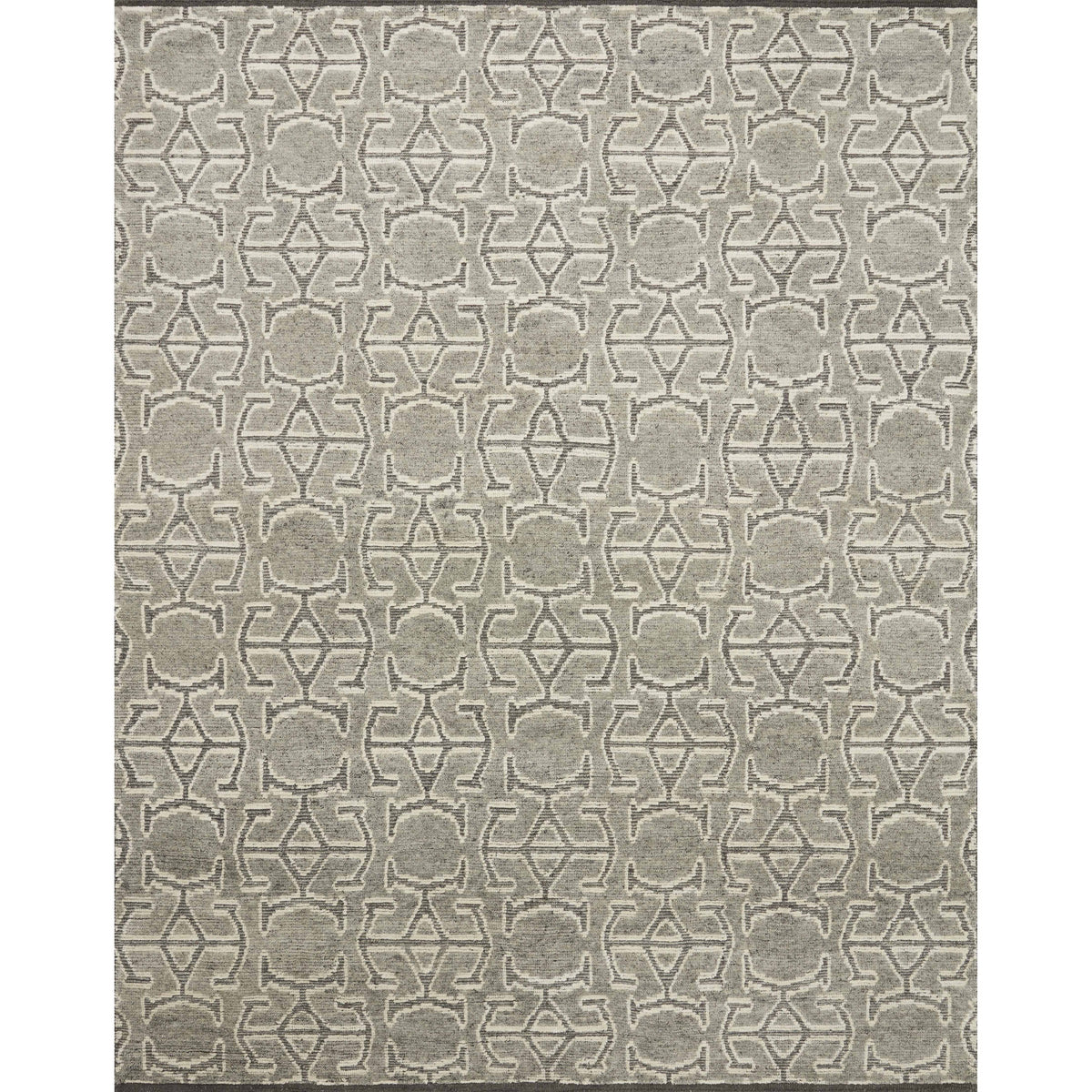 Carrier &amp; Company x Loloi Franklin Dove / Tapis noué à la main graphite
