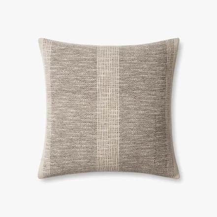 Charcoal / Ivory Pillow