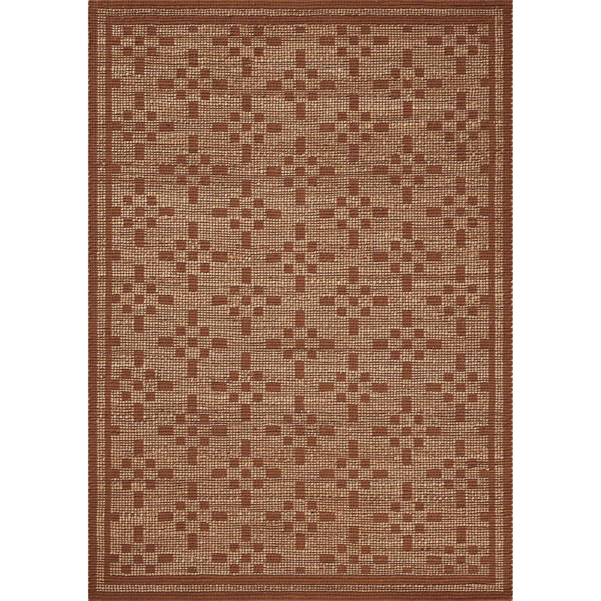 Chris Loves Julia x Loloi Judy Natural / Spice Rug