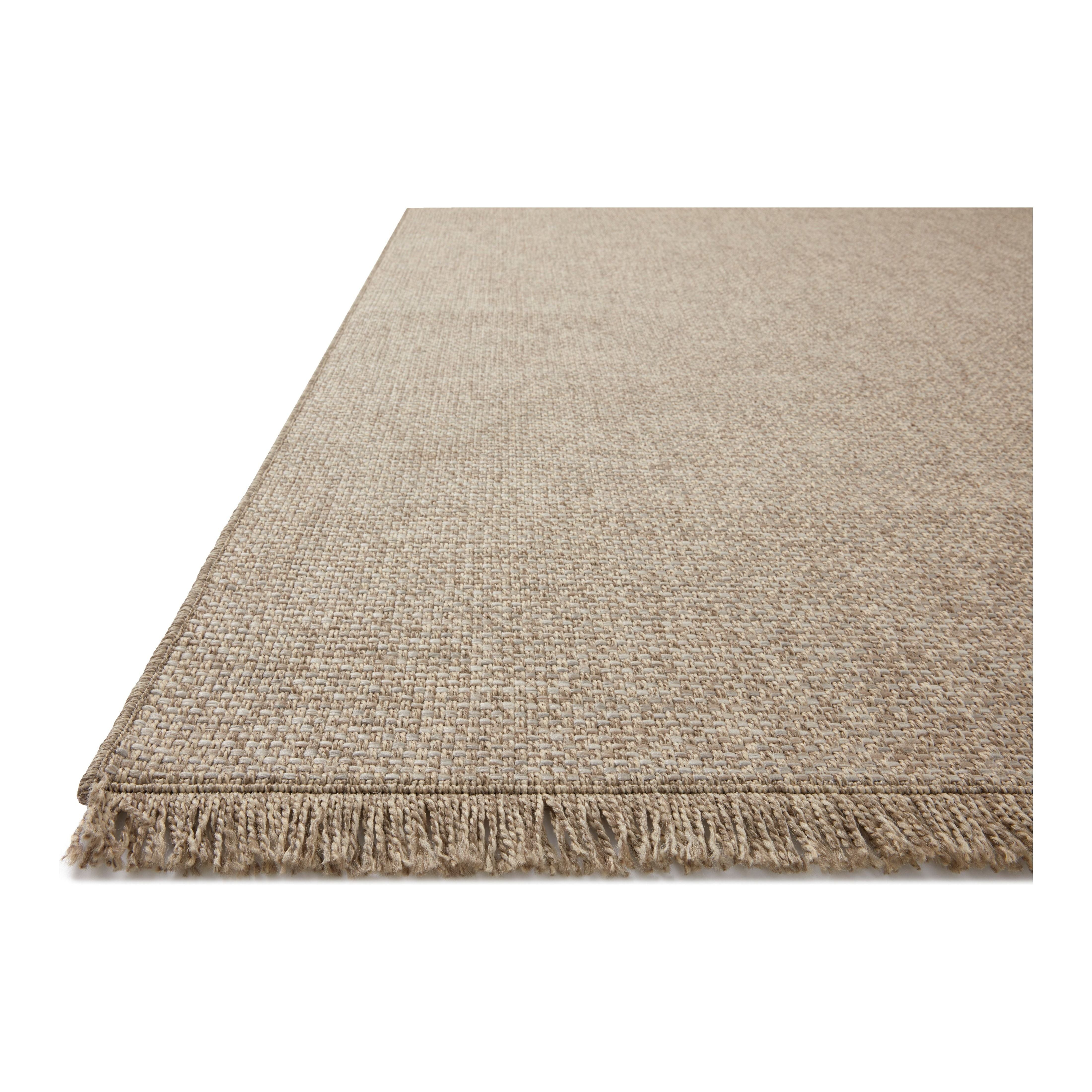 Featuring Dawn Natural DAW-04 Indoor/Outdoor Rug by Loloi at Amethyst Home. Made for sunny days ahead, the Dawn Collection is an indoor/outdoor rug that looks like a woven sisal rug but is power-loomed of 100% polypropylene, which makes it water- and mildew-resistant (so it's ready for rainy days ahead, too). Available in modern graphic patterns in tonal beige. Amethyst Home provides interior design, new home construction design consulting, vintage area rugs, and lighting in the Austin metro area.