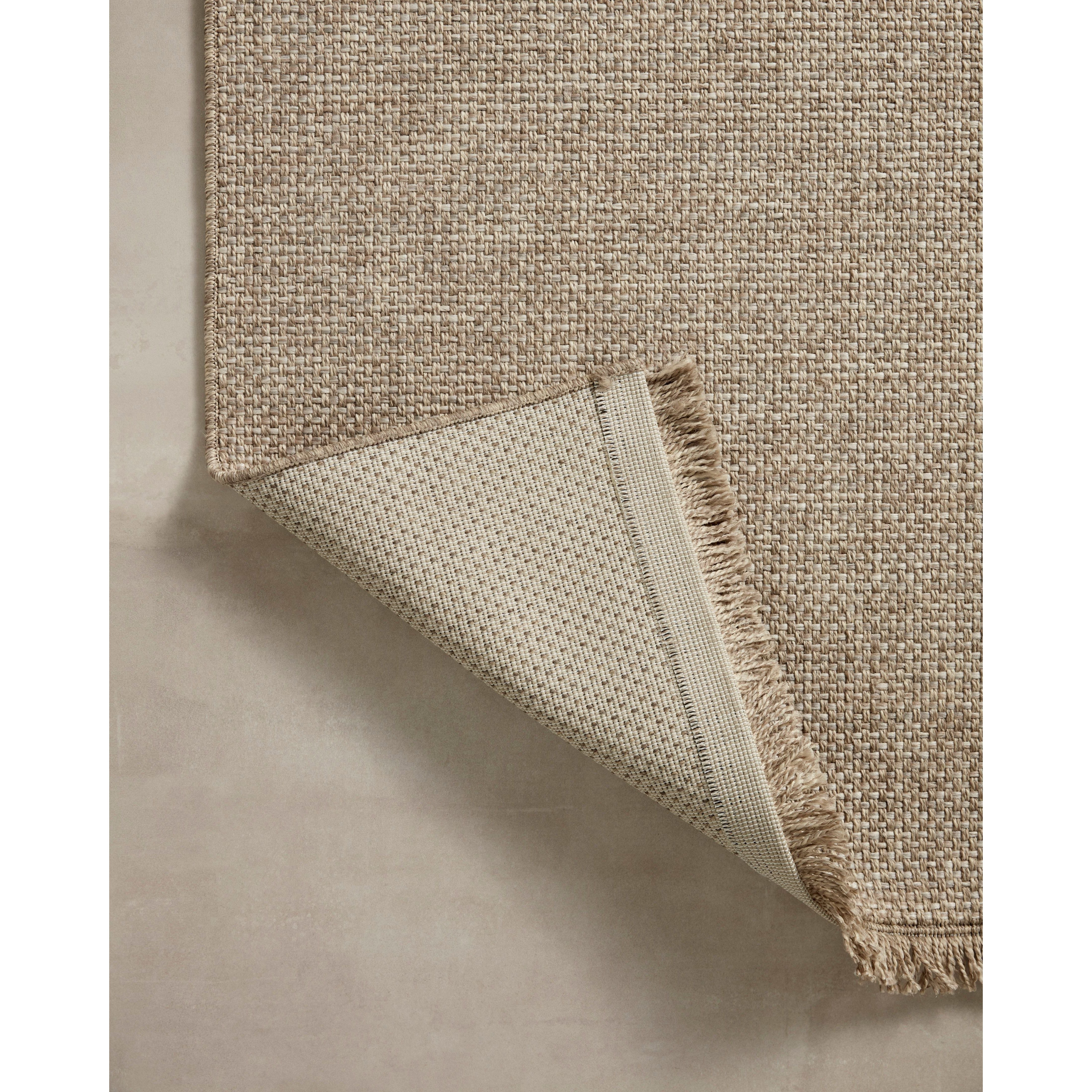 Featuring Dawn Natural DAW-04 Indoor/Outdoor Rug by Loloi at Amethyst Home. Made for sunny days ahead, the Dawn Collection is an indoor/outdoor rug that looks like a woven sisal rug but is power-loomed of 100% polypropylene, which makes it water- and mildew-resistant (so it's ready for rainy days ahead, too). Available in modern graphic patterns in tonal be. Amethyst Home provides interior design, new home construction design consulting, vintage area rugs, and lighting in the Calabasas metro area.
