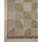Featuring Dawn Natural DAW-08 Indoor/Outdoor Rug by Loloi at Amethyst Home. Made for sunny days ahead, the Dawn Collection is an indoor/outdoor rug that looks like a woven sisal rug but is power-loomed of 100% polypropylene, which makes it water- and mildew-resistant (so it's ready for rainy days ahead, too). Available in modern graphic patterns in tonal beige. Amethyst Home provides interior design, new home construction design consulting, vintage area rugs, and lighting in the Dallas metro area.