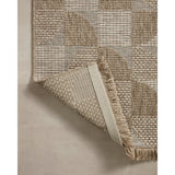 Featuring Dawn Natural DAW-08 Indoor/Outdoor Rug by Loloi at Amethyst Home. Made for sunny days ahead, the Dawn Collection is an indoor/outdoor rug that looks like a woven sisal rug but is power-loomed of 100% polypropylene, which makes it water- and mildew-resistant (so it's ready for rainy days ahead, too). Available in modern graphic patterns in tonal bei. Amethyst Home provides interior design, new home construction design consulting, vintage area rugs, and lighting in the Portland metro area.