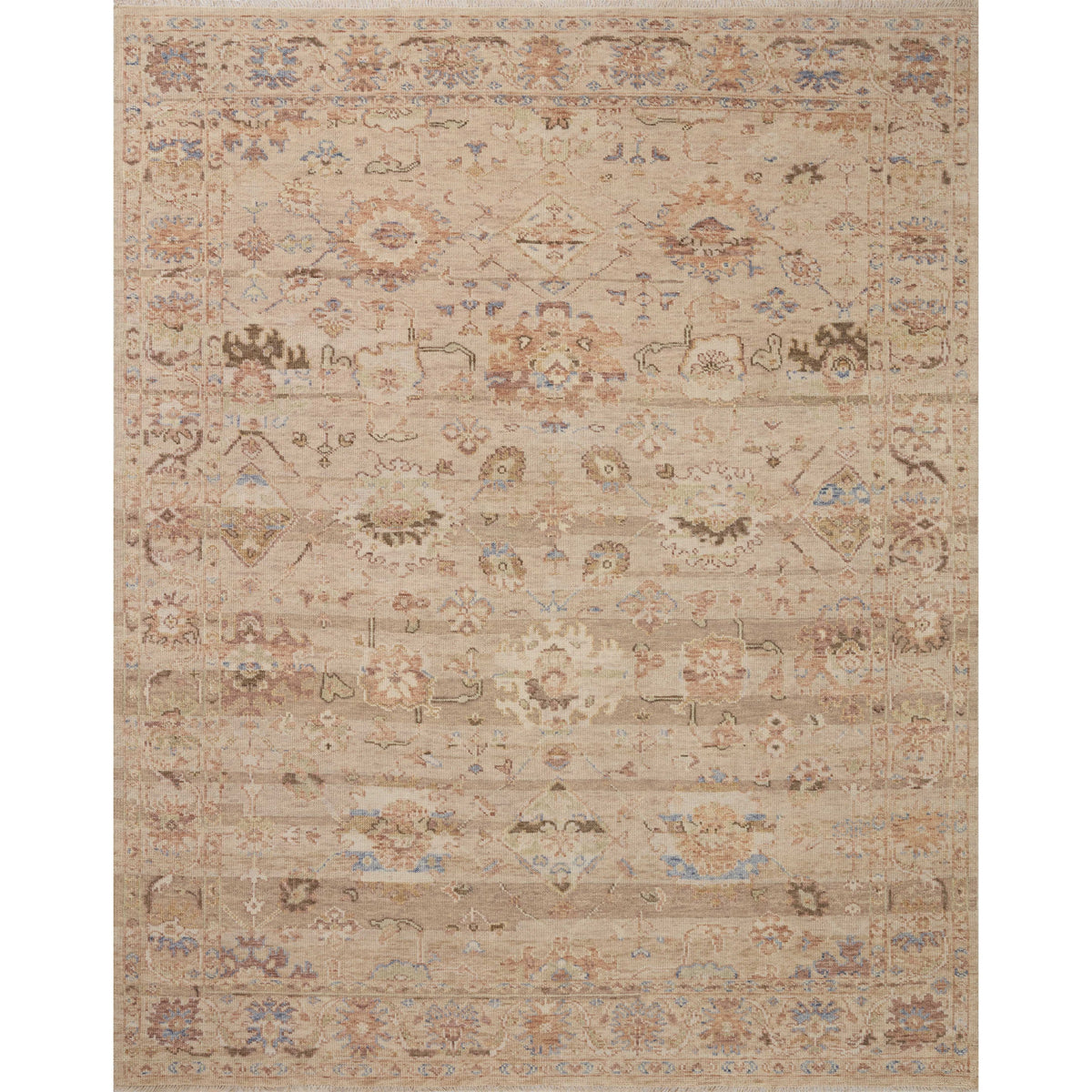 Dominic Blush / Taupe Hand-Knotted Rug