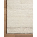 Featuring Elodie Ivory / Oatmeal Hand-Knotted Rug by Loloi at Amethyst Home. The hand-knotted Elodie Ivory / Oatmeal rug collection uses space-dyed yarns to create dynamic variability in a range of heathered neutrals with a tone-on-tone design. Elodie is also uniquely textured and soft, made of New Zealand wool and nylon blended yarns. A luxurious area rug. Amethyst Home provides interior design, new home construction design consulting, vintage area rugs, and lighting in the Des Moines metro area.
