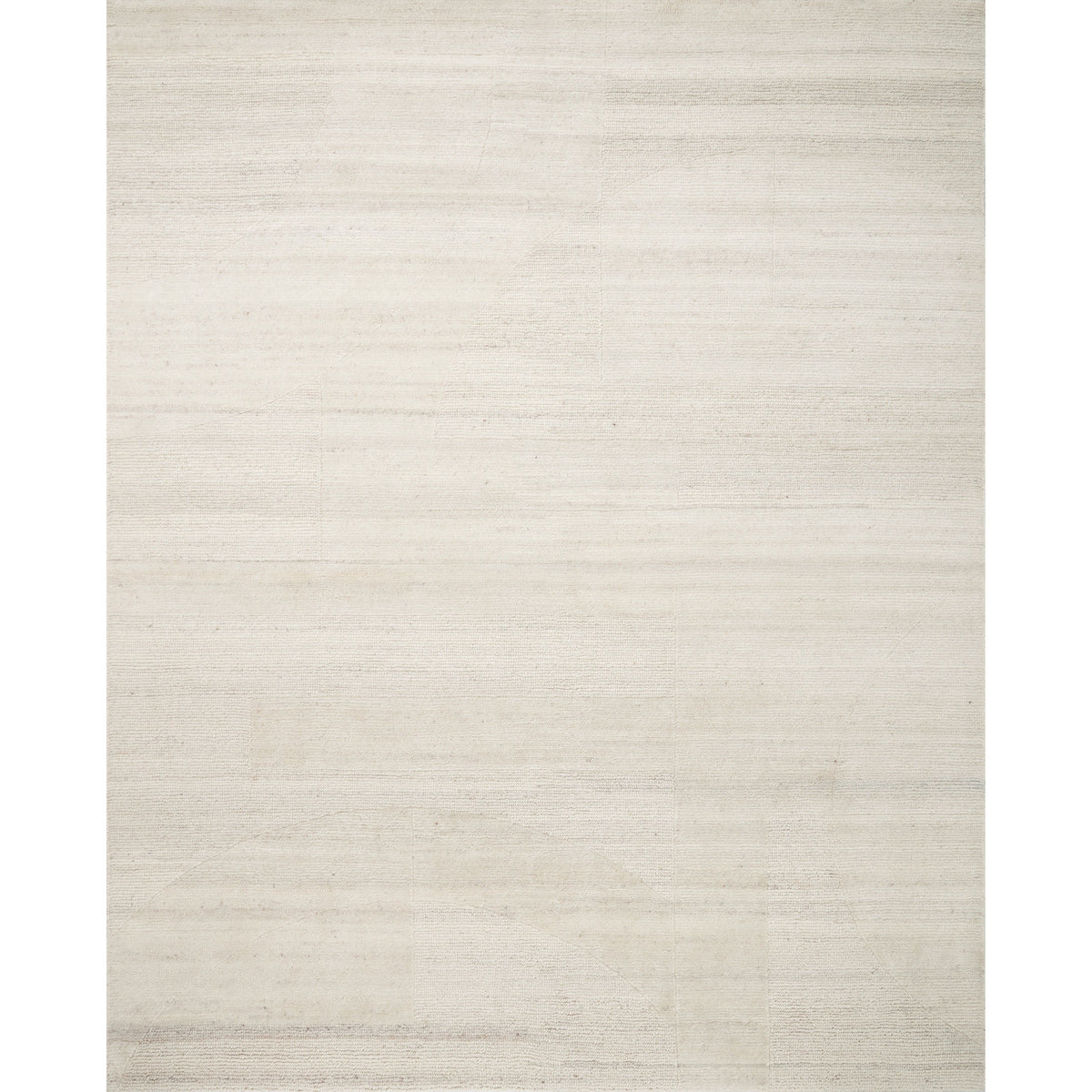 Tapis noué à la main Elodie ivoire/avoine