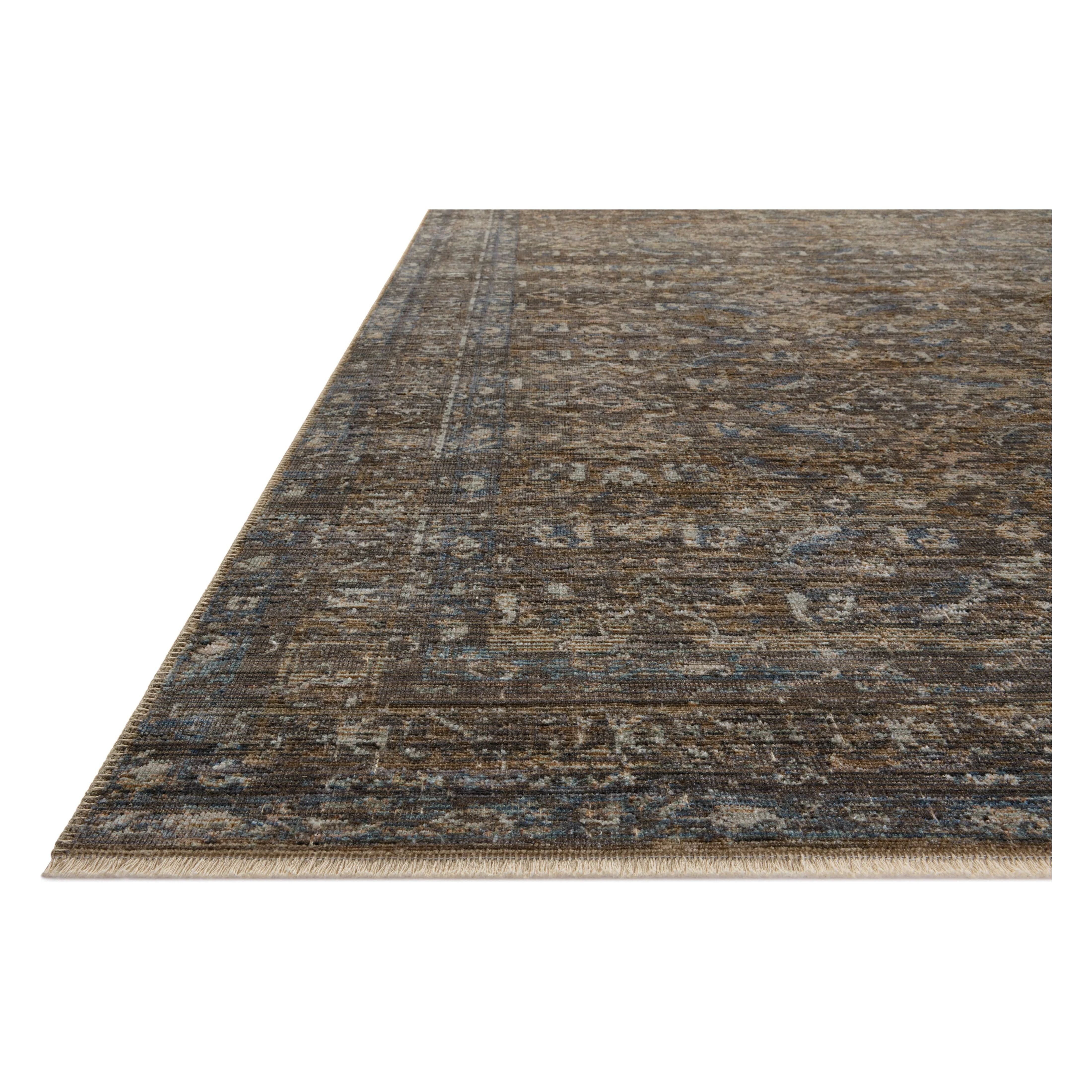 Featuring Heritage Lagoon / Tobacco Rug by Loloi at Amethyst Home. Heritage is Loloi’s best collection yet. Inspired by Amir Loloi’s favorite vintage rugs, the collection recreates a vintage aesthetic and variable-pile texture using a new craft process that was invented specifically for this rug—a process that took over two years to complete. Motifs in Heritag. Amethyst Home provides interior design, new home construction design consulting, vintage area rugs, and lighting in the Dallas metro area.