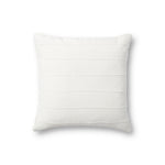 Featuring Jean Ivory Pillow by Loloi at Amethyst Home. Add a touch of elegance to your décor with the Jean Pjs0013 Ivory Pillow. Exquisitely embroidered and accented with an antique bronze finish logo zipper, this pillow makes a stylish statement in any room. Designed with a cotton and rayon construction, this pillow is perfect for adding a touch of luxury. Amethyst Home provides interior design, new home construction design consulting, vintage area rugs, and lighting in the Alpharetta metro area.