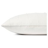 Featuring Jean Ivory Pillow by Loloi at Amethyst Home. Add a touch of elegance to your décor with the Jean Pjs0013 Ivory Pillow. Exquisitely embroidered and accented with an antique bronze finish logo zipper, this pillow makes a stylish statement in any room. Designed with a cotton and rayon construction, this pillow is perfect for adding a touch of luxury to . Amethyst Home provides interior design, new home construction design consulting, vintage area rugs, and lighting in the Dallas metro area.