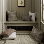 Featuring Jean Ivory Pillow by Loloi at Amethyst Home. Add a touch of elegance to your décor with the Jean Pjs0013 Ivory Pillow. Exquisitely embroidered and accented with an antique bronze finish logo zipper, this pillow makes a stylish statement in any room. Designed with a cotton and rayon construction, this pillow is perfect for adding a touch of luxury . Amethyst Home provides interior design, new home construction design consulting, vintage area rugs, and lighting in the San Diego metro area.