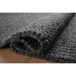 Featuring Jean Stoffer x Loloi Hendrick Charcoal Rug by Loloi at Amethyst Home. The Hendrick Charcoal Rug is a beautifully textured wool area rug with an elevated ease reminiscent of a cozy handmade sweater. The rug is very plush underfoot, making it equally welcome in bedrooms and living rooms. The hand-woven weave pattern adds dimension while the rug’s color palette is soft, n. Amethyst Home provides interior design, new construction, custom furniture, and area rugs in the Washington metro area.